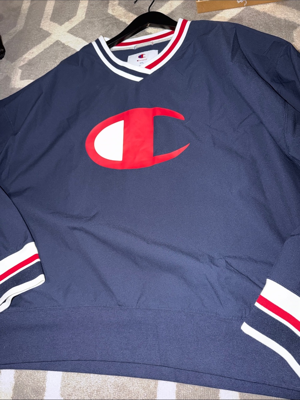 Champion men’s XXL windbreaker v neck